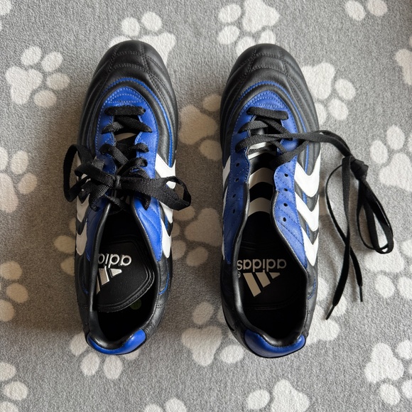 Vintage Adidas Cleats Men's 11.5 Soccer Football Leather 1999 - Picture 2 of 12